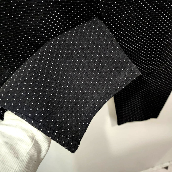 Ruti Scuba Essential Top & Wide-ish Pant Black White Polka Dot Lounge Set SZ 4/6 - Picture 15 of 16